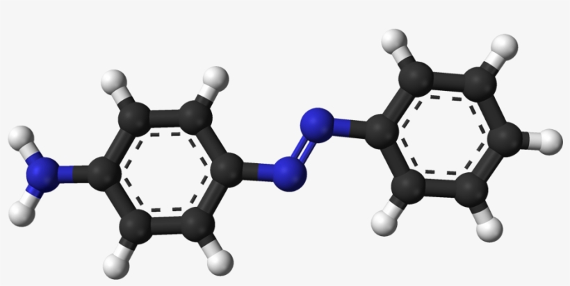 Aniline Yellow 3d Balls - Nafion Structure 3d, transparent png #4283310