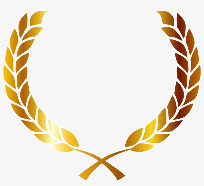 Laurel Wreath Bay Laurel Euclidean Vector Clip Art - Golden Laurel Wreath Png, transparent png #4283628