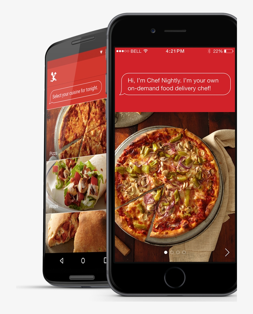 The App, Chef Nightly, Launches Today For Ios And Android - California-style Pizza, transparent png #4284165