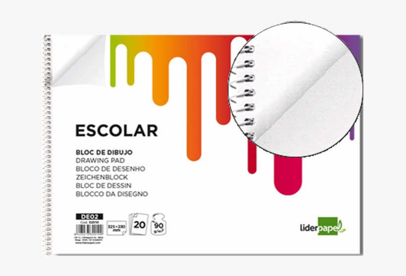 Información Bloc Dibujo Escolar Sin Recuadro - Tamaño Bloc De Dibujo, transparent png #4284251