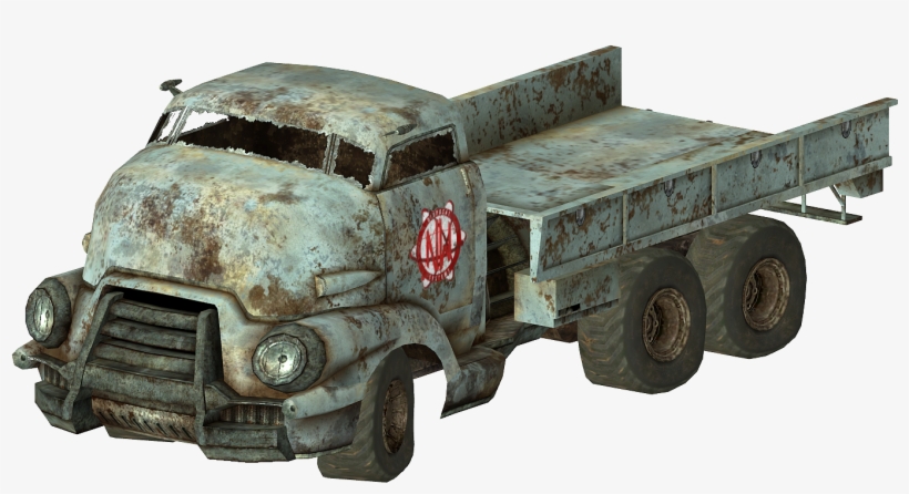 Fnv Flatbed Truck - Fallout 4 Pickup Truck, transparent png #4284398