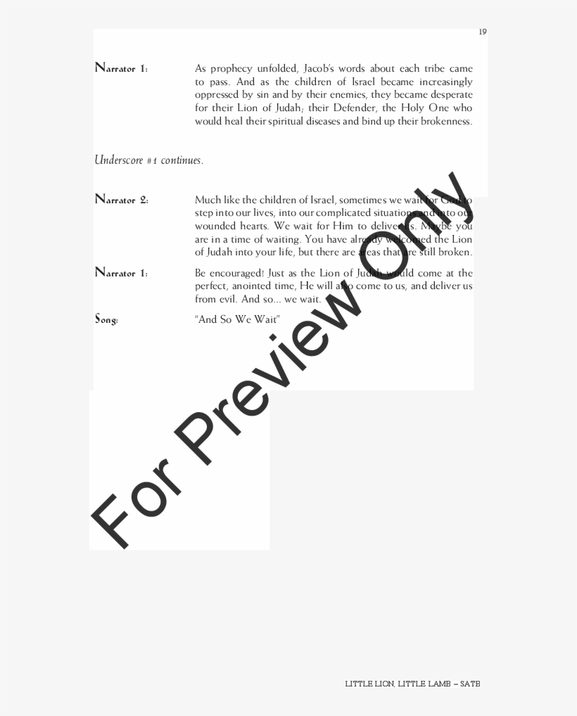 Little Lion, Little Lamb Thumbnail - Abandoned Funhouse Sheet Music, transparent png #4284684