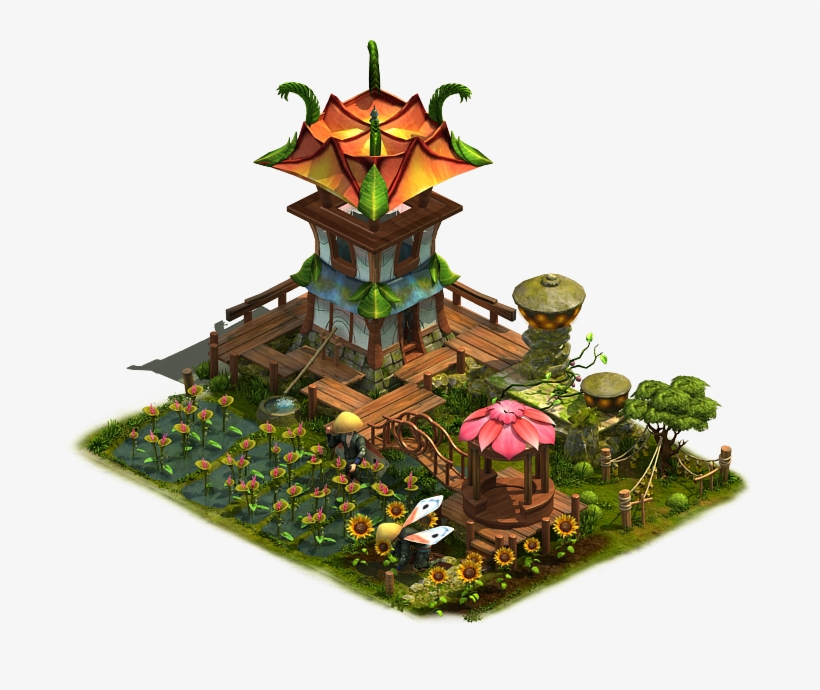 F Farm1 L3 Plants Cropped - Elvenar, transparent png #4284884