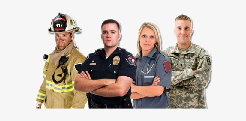 Required Identification For Program - First Responders And Military, transparent png #4285139