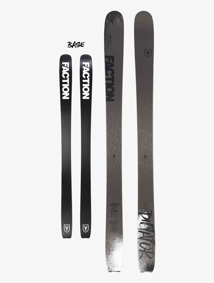 Dictator 2 - - Faction Candide Ct 3.0 Ski Only Skis 182cm Red/white, transparent png #4285612