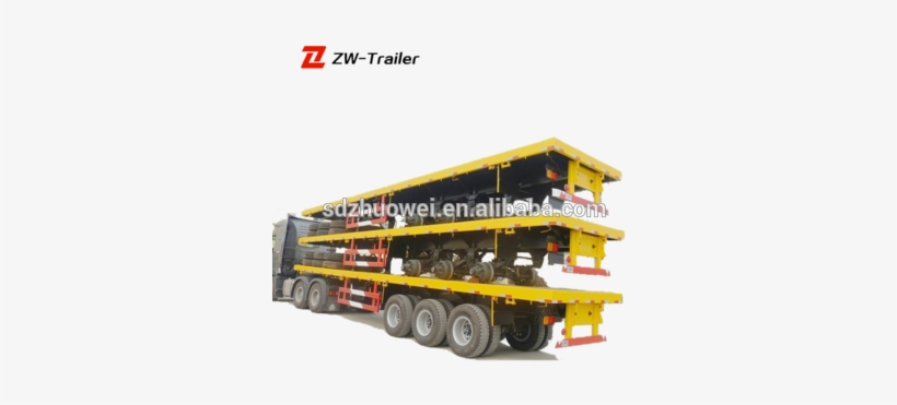 China Trailer Factory Iron Material And Truck Trailer - Semi-trailer Truck, transparent png #4285751