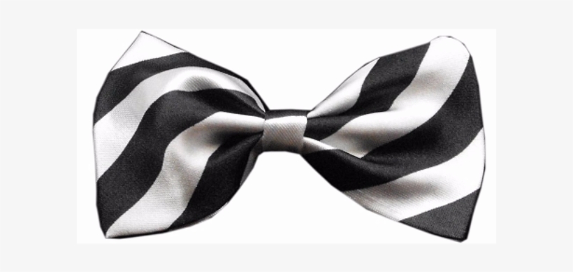 Dog Bow Tie Stripes White By Mirage - Dog Bow Tie Stripes White ..., transparent png #4286568