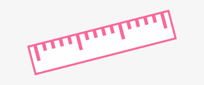 Pink Ruler Clipart, transparent png #4286815
