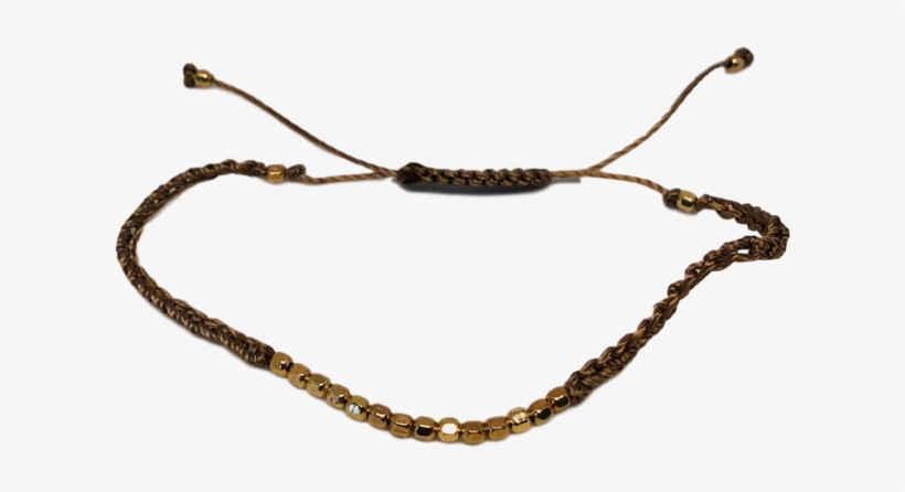 Crochet Bracelet With Gold Filled Beads, transparent png #4287042