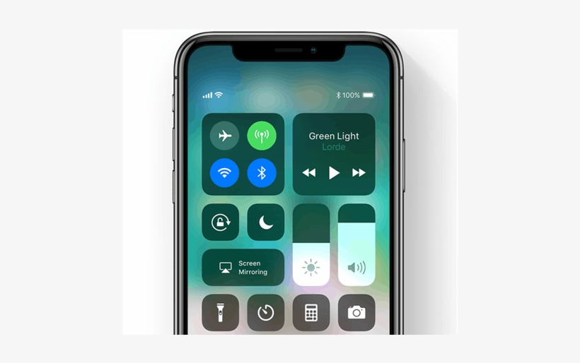 You Can Also Personalise The Control Center Now, By - Iphone X At&t Price, transparent png #4287928
