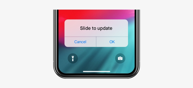 4 Stuck On Slide To Upgrade Screen - Ios 12, transparent png #4288137