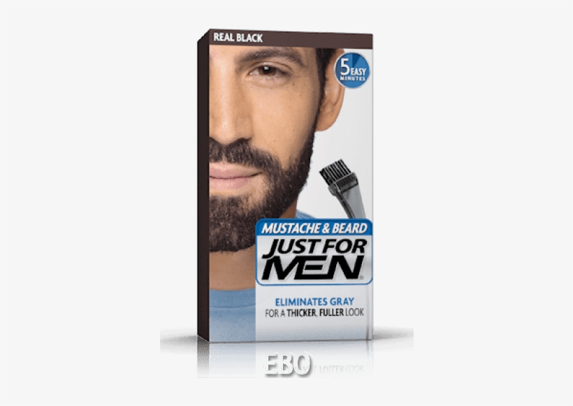 Just For Men - Staining Beard Brown Dark - Natural, transparent png #4288473