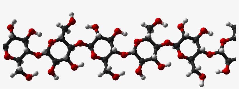 Carbohydrates - Ball And Stick Model Of Starch, transparent png #4288714