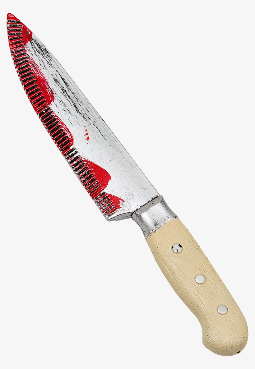 Bloody Kitchen Knife 32 Cm - Kitchen Knife, transparent png #4289184