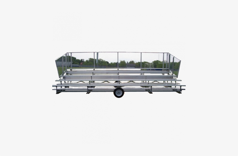 5 Row Transportable Preferred Bleacher With Chainlink - Transportable Bleacher, transparent png #4289687