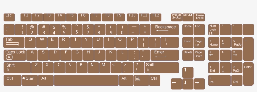 How To Set Use Us English Keyboard Layout Svg Vector - English Keyboard Layout Download, transparent png #4289731