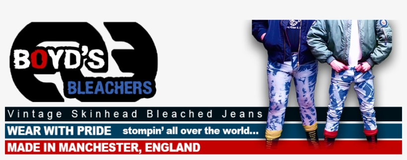 Skinhead Bleached Jeans / Bleachers - Jeans, transparent png #4290291