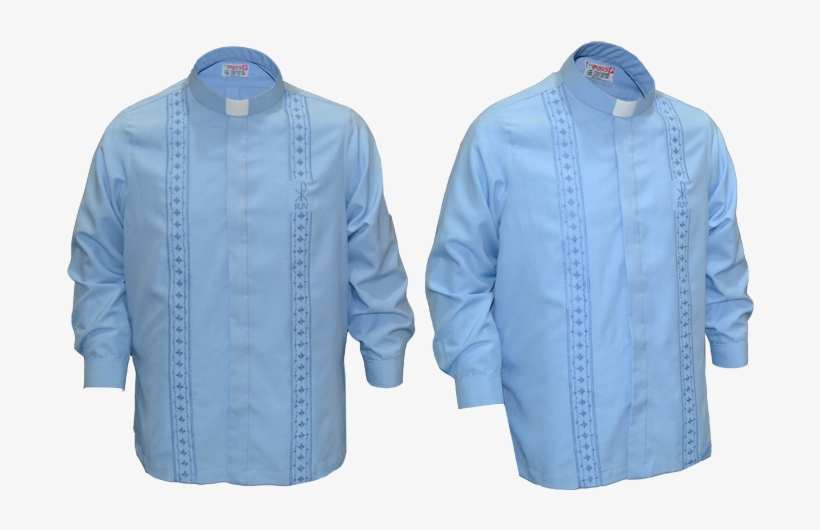 Black Clerical - Office Polo Barong Formal Uniform, transparent png #4290544