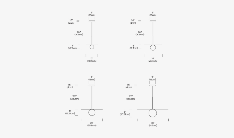 Pablo Designs 32 Inch Brass Bola Pendant - Pendant, transparent png #4291320