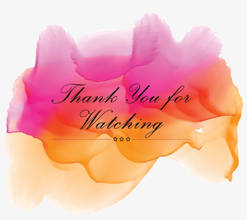 Thank You - Music Notes On Watercolor, transparent png #4291324