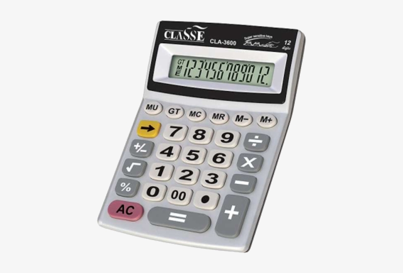 Calculadora De Bolso Classe Cla3600 - Calculadora 3600, transparent png #4291326