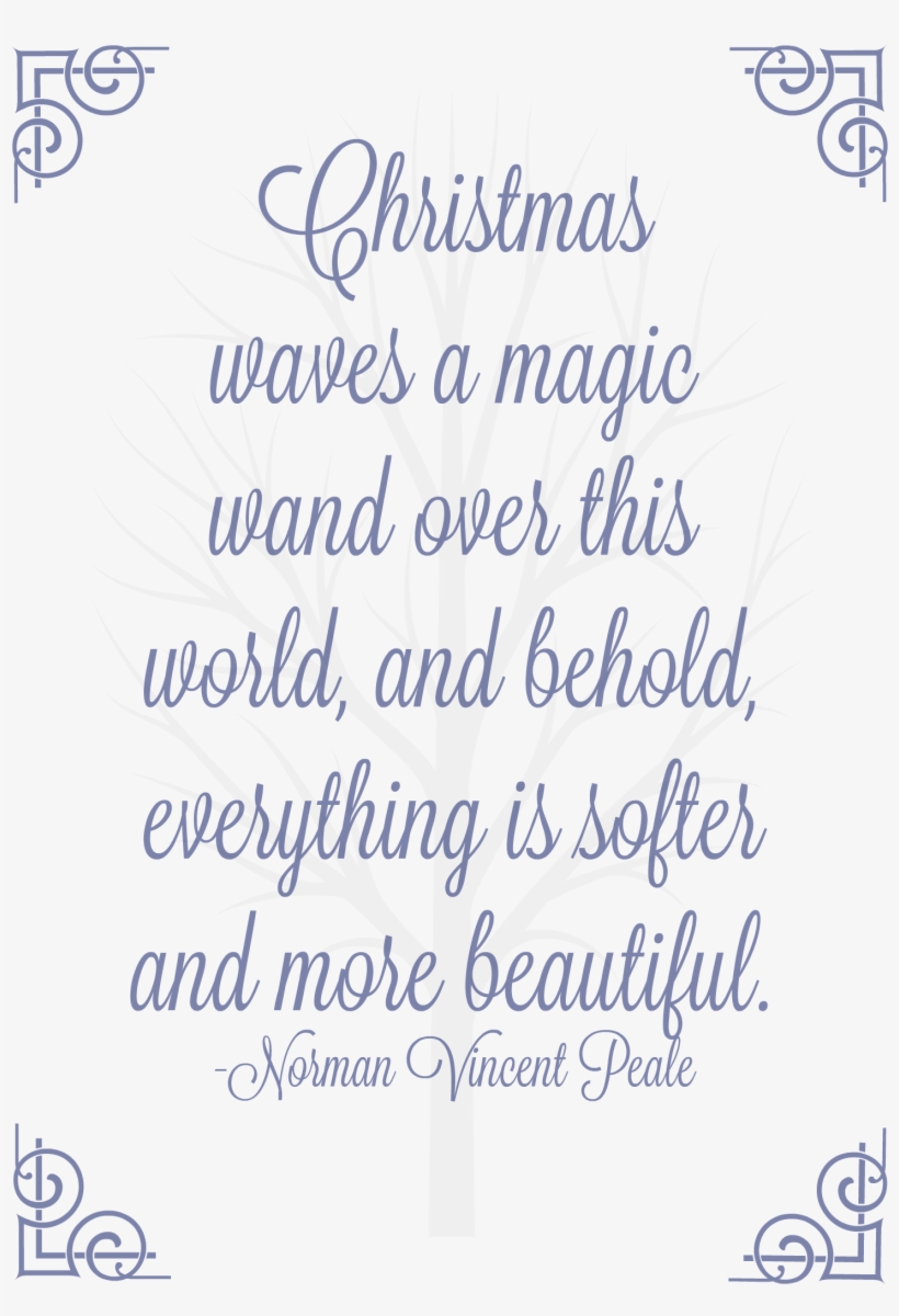 Quotes About Christmas - Design With Vinyl Merry Christmas Wall Decal Colour:, transparent png #4291766