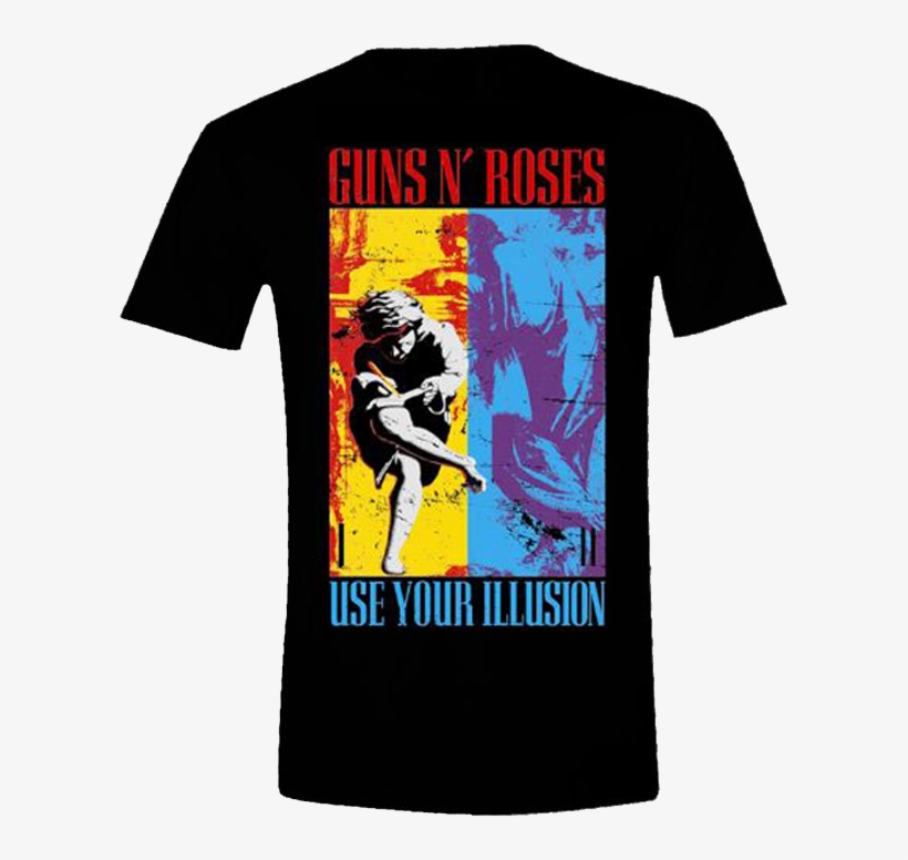 Guns N' Roses Use Your Illusion T-shirt - Guns N Roses Use Your Illusion ポスター, transparent png #4291775