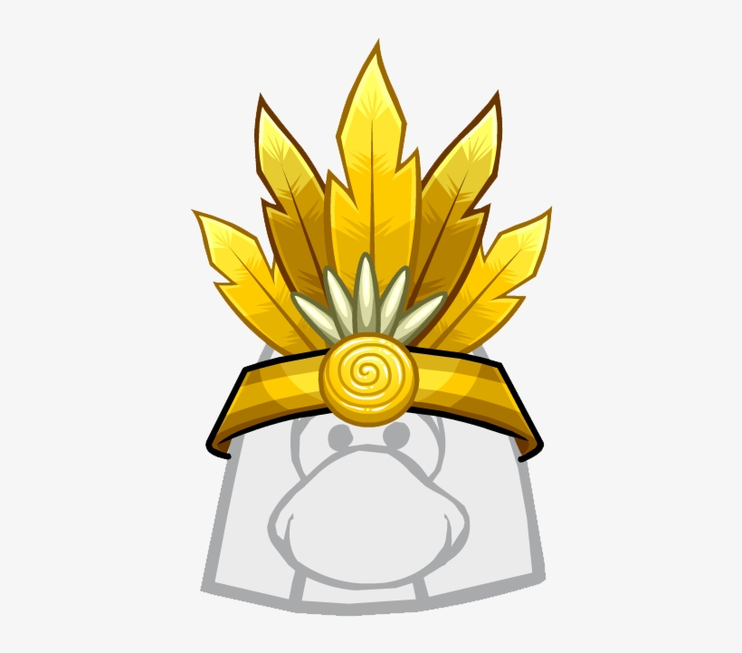 Pineapple Headband Clothing Icon Id 1443 Updated - Club Penguin Optic Headset, transparent png #4291900