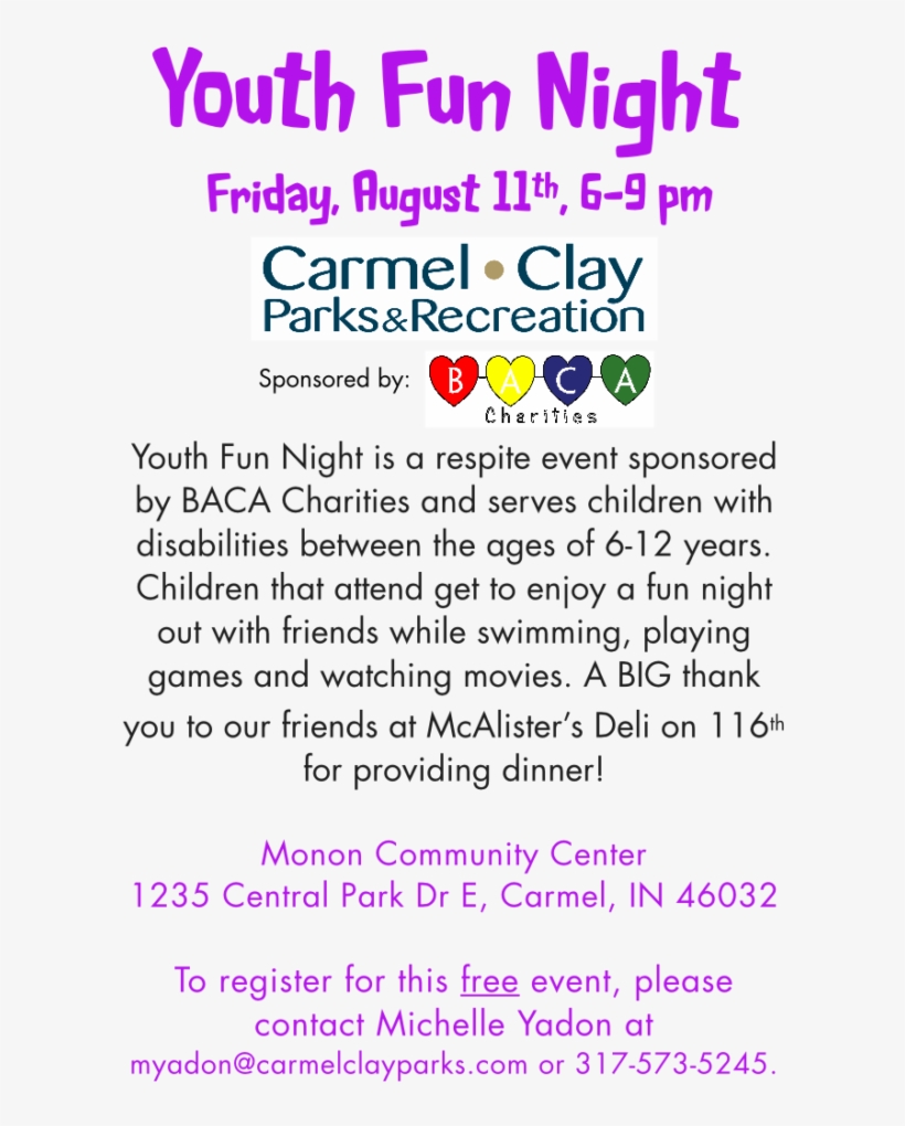 Details - Carmel Clay Parks And Recreation, transparent png #4291947