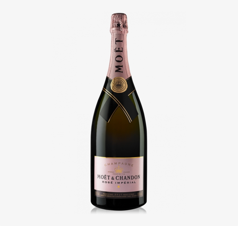 Moet & Chandon Magnum Rose Brut Imperial Champagne - Moet & Chandon Champagne Imperial Rose, transparent png #4292006