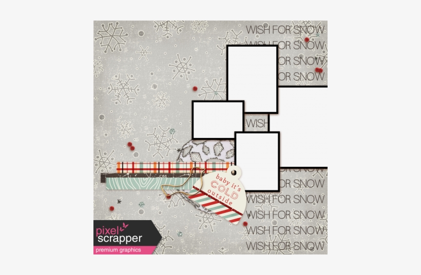 Christmas Quick Pages Kit - Floor Plan, transparent png #4292218