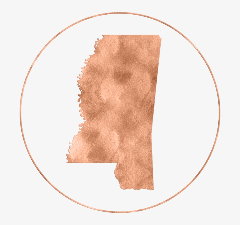 Outline Of The State Of Mississippi - Mississippi, transparent png #4292301
