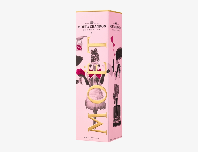 Moet And Chandon Champagne - Moet Chandon Rose Unconventional Love, transparent png #4292489