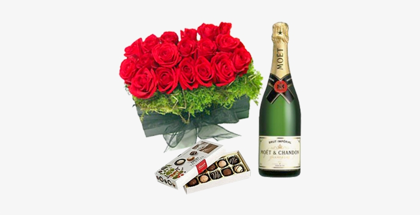 Roses Champagne And Chocolates, transparent png #4292544