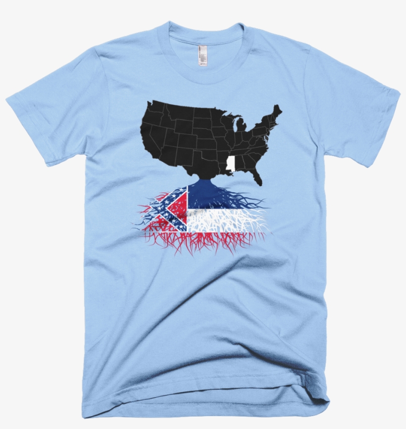 Mississippi Roots - T-shirt, transparent png #4292591