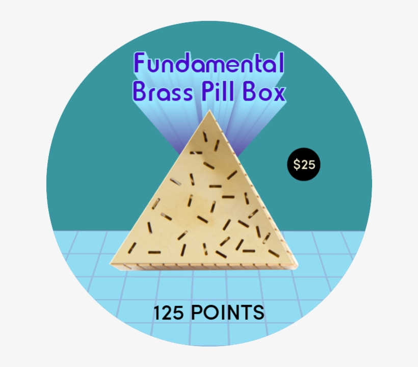 Fill This Baby With Your One Of A Kind Playlist And - Boîte En Métal Triangle - Fundamental Berlin, transparent png #4292759