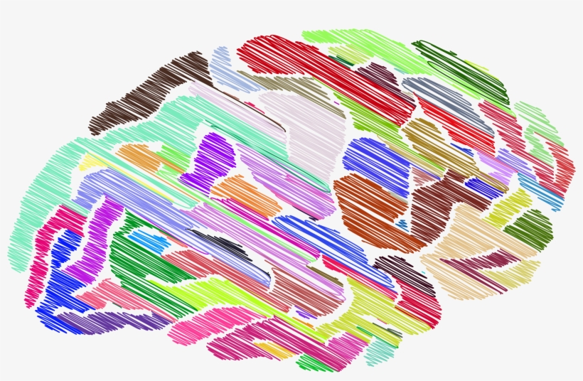 This Free Icons Png Design Of Prismatic Sketched Brain, transparent png #4292789