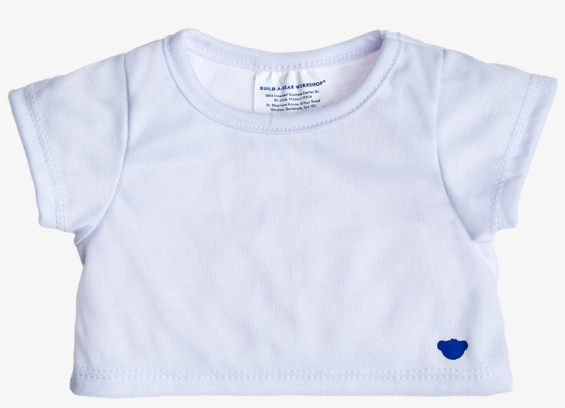 Playera Blanca - Build-a-bear Workshop, transparent png #4293097