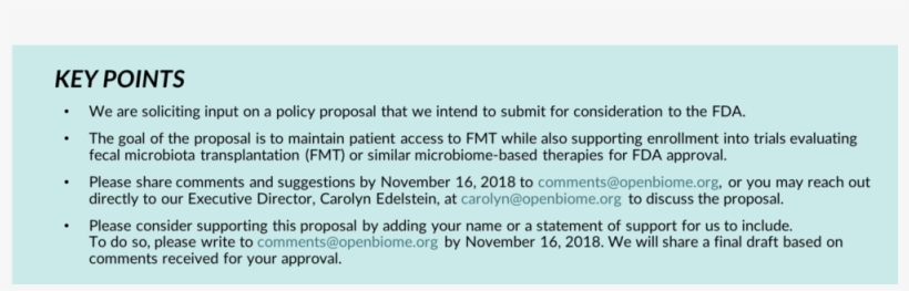 Fda Comment Key Points - Food And Drug Administration, transparent png #4293194