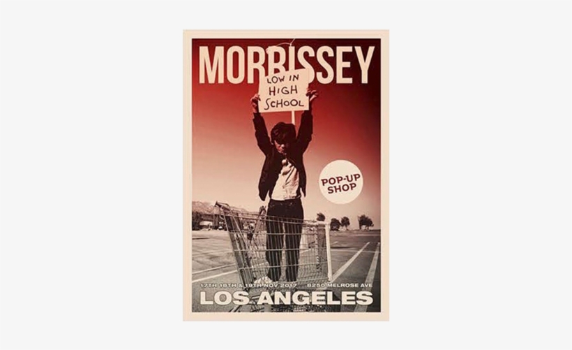 Los Angeles Pop Up Poster Red - Morrissey, transparent png #4293545