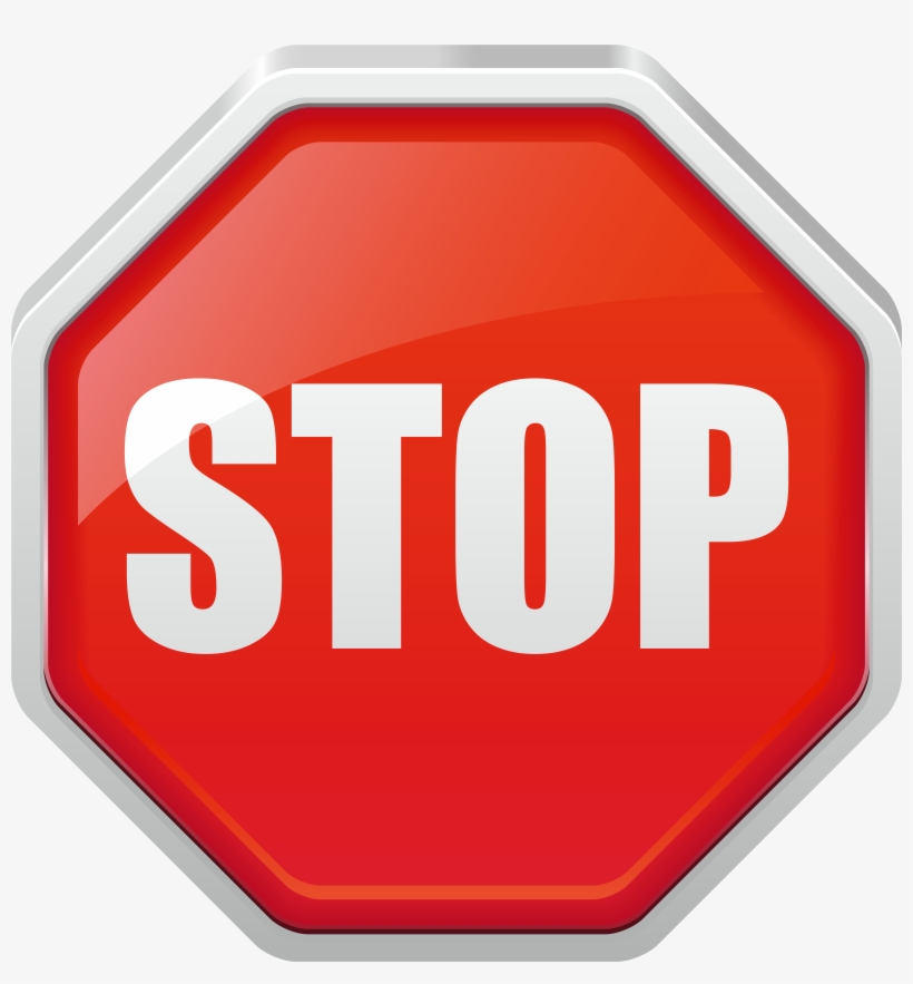 Stop Png Clip Art, transparent png #4293672