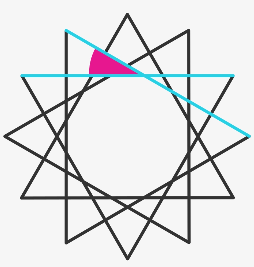 Strategic Geometry - 13 5 Star Polygon, transparent png #4293717