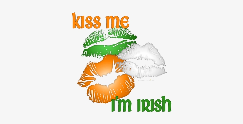Share This Image - Kiss Me, I'm Irish Shower Curtain, transparent png #4293796