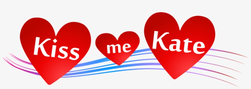 Kiss Me Kate Logo - Heart, transparent png #4293859
