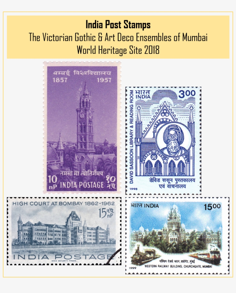 Several Buildings Already Have India Post Stamps - Postage Stamp, transparent png #4294107