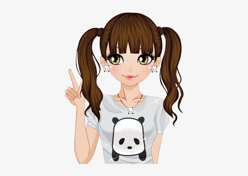 Vintage Girl Drawing Tumblr Png Download - Muñecas Lindas Png, transparent png #4294288