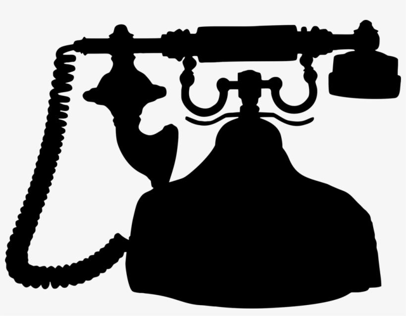 Telephone Mobile Phones Silhouette Dialling Smartphone - Mobile Phone, transparent png #4294571