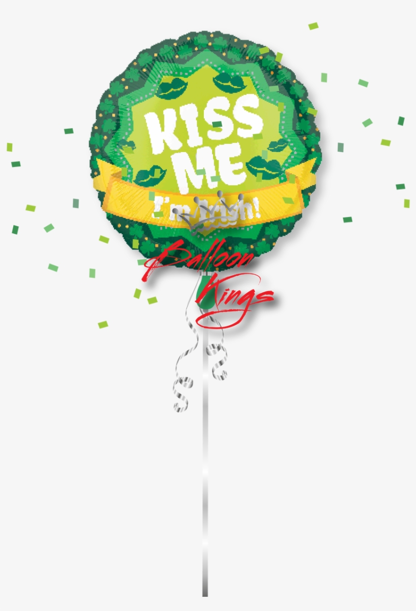 Kiss Me Im Irish - Luftballoons Std St Patrick's Day Profitpak 25pk, transparent png #4294900