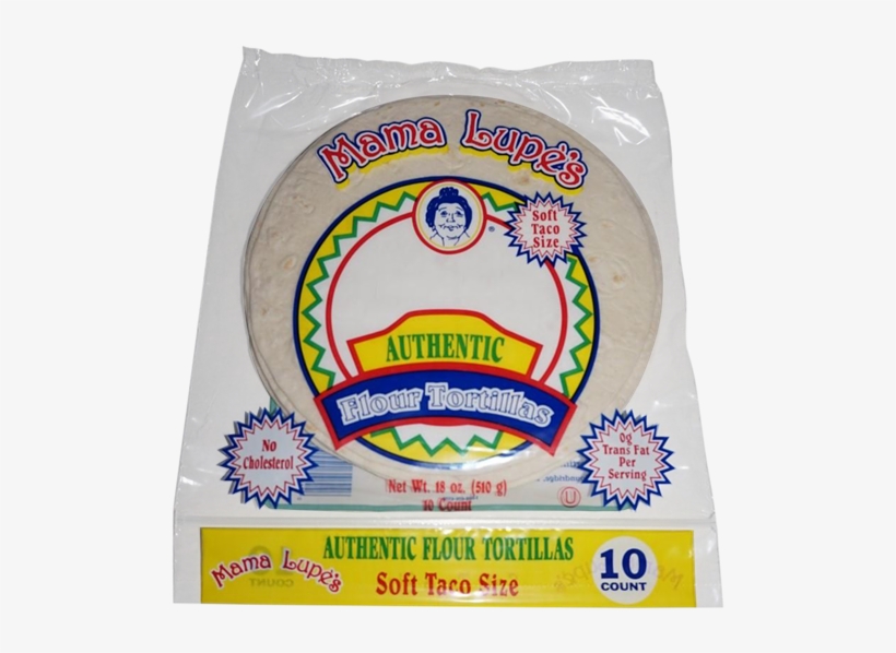 Mama Lupe's Authentic Flour Tortillas Soft Taco Size - Mama Lupe's Flour Tortilla Authentic Soft Taco, transparent png #4294980