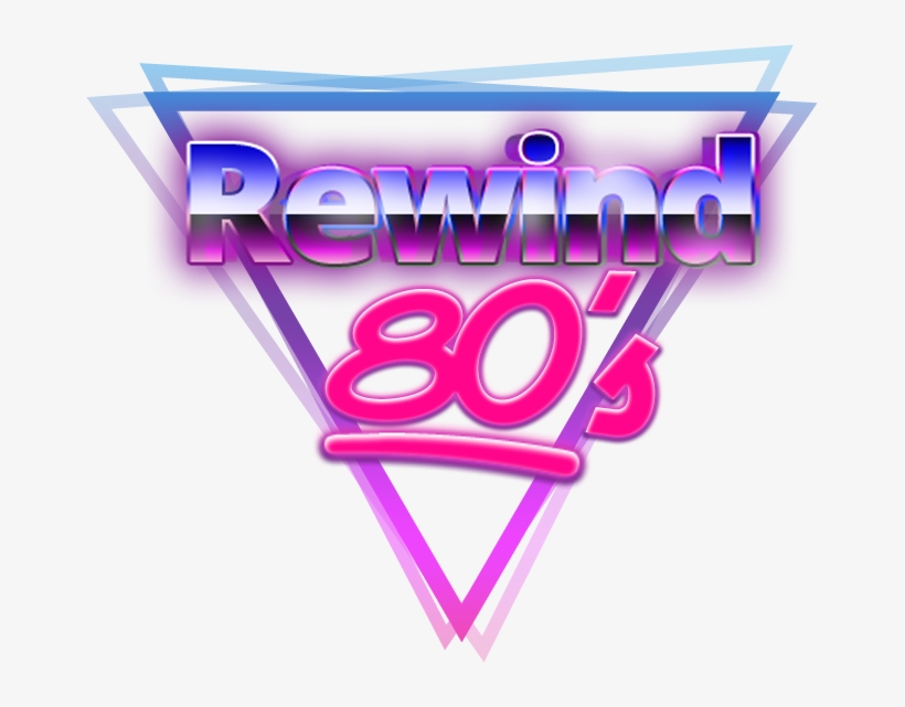 Rewind 80's Banner Transparent Library - 80s Tribute, transparent png #4295150